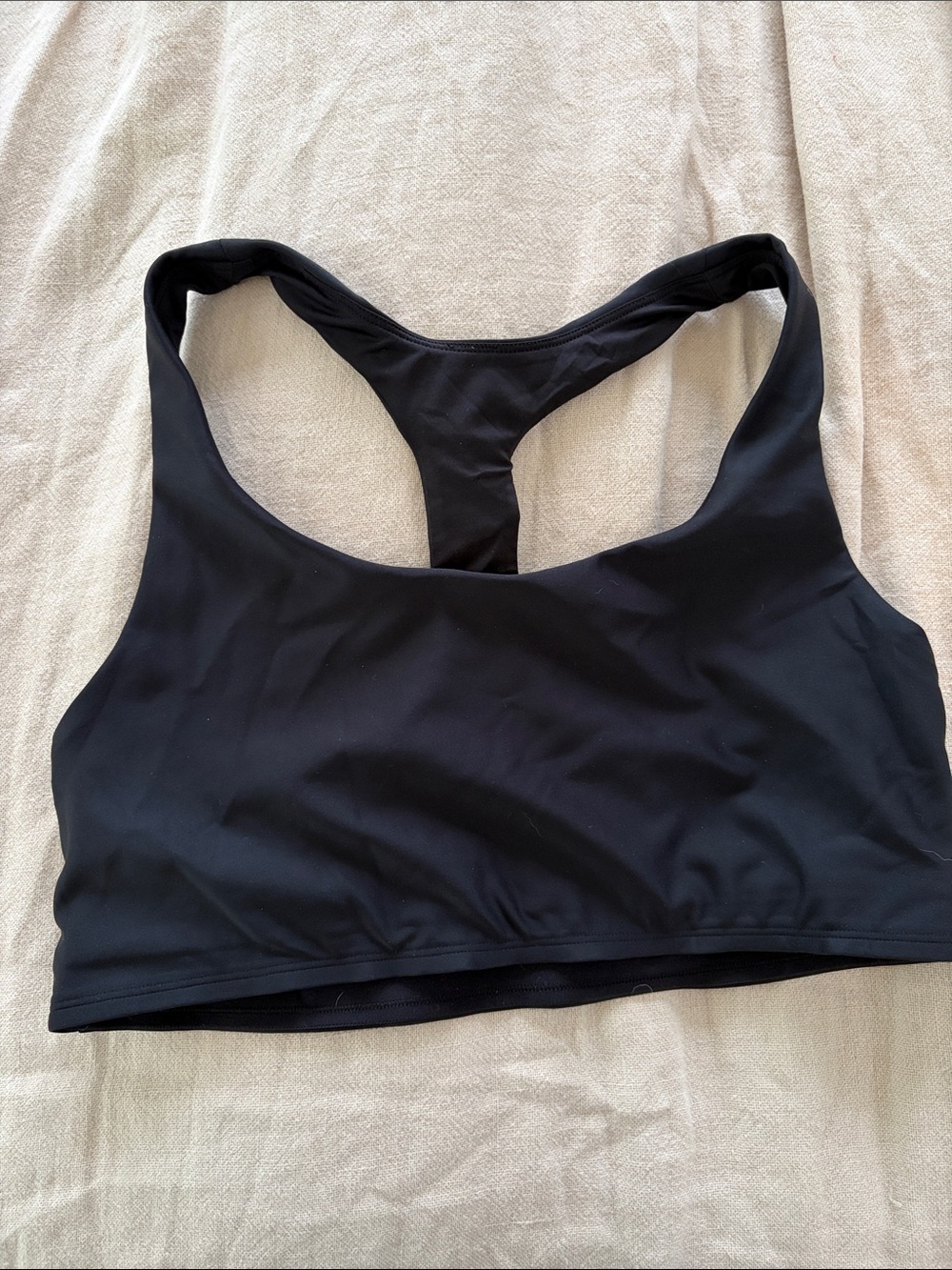 Alo Black Racerback Sports Bra